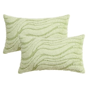 REGALWOVEN Geometric Decorative Farmhouse Throw Pillow Covers Soft Plush Cushion for Sofa Living Room Office 2 Pcs - 1 of 4