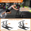 GOCAPTAIN  Weight Sleds for Training, Heavy-Duty Push Pull Sled for Workout Fitness, Running Speed, Fits 1" & 2" Weight Plates - 4 of 4