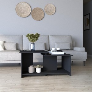 Coffee Table Rochester, Lower Open Shelf, Carbon Espresso Finish - 1 of 1
