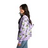 Invader Zim Character All Over Print Adult Lavender Zip Up Hoodie - 4 of 4