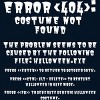 Men's Design By Humans Halloween Error 404 Costume Not Found Apparel, Funny Geeky By khaledned99 T-Shirt - 2 of 4