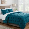 Tufted Diamond Crinkle Duvet Cover and Sham Set - Threshold™ - image 2 of 4