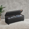 Storage Ottoman Bench, Bedroom Bench with Storage Entryway Bench, Ottoman with Storage Safety Hinges, Loads 660 lb - 2 of 4