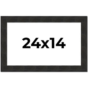 PosterPalooza | Contemporary Black Picture Frame - UV Acrylic, Backing Board, Hanging Hardware Included - 1 of 4