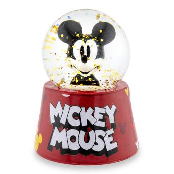 Silver Buffalo Disney Mickey Mouse Light-Up Mini Snow Globe | 2.75 Inches Tall