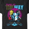 Men's Star Wars: The Mandalorian This is the Way Colorful T-Shirt - 2 of 4