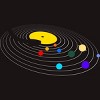Men's Design By Humans Music Planet By clingcling T-Shirt - 2 of 2