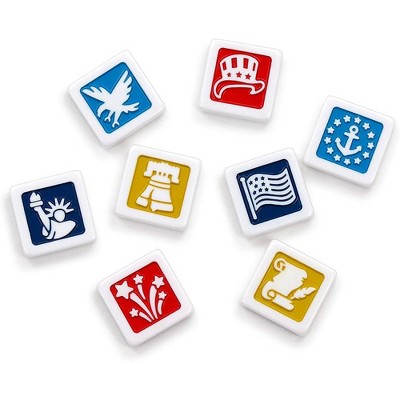 Stars and Stripes Themed Bananagrams Word Game Set