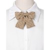 INSPIRE CHIC Women's Pre-tied Colorful Plaid Elastic Strap Party Costume Bow Ties - 4 of 4