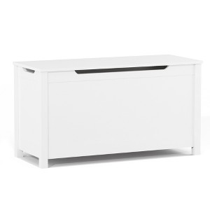 Dolonm Kids Wooden Toy Storage Box with Safety Hinged Lid for Ages 2+，31.5" W x 13" D x 16.7" H - 1 of 4