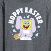 Men's - SpongeBob Squarepants - Hoppy Easter Long Sleeve Graphic T-Shirt - 2 of 4
