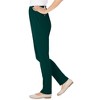 Woman Within Petite Knit Hassle-Free Pull-On Elastic-Waist Pants - 4 of 4