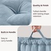 Kumasinova 24"/20 Premium Chenille Square Floor Pillows,Large Couch Pillows for Extra Seating,Decorative Pillows for Bed and Living Space - 4 of 4