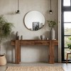 Hommoo 63" Solid Wood Console Table with 2 Drawers, Long Entryway Sofa Table - 2 of 4