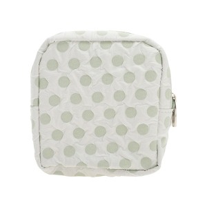 Unique Bargains Versatile Square Dots Travel Makeup Bag 1 Pc - 1 of 4