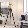 26.97 in. Gold Bamboo Tripod Floor Lamp - 2 of 4