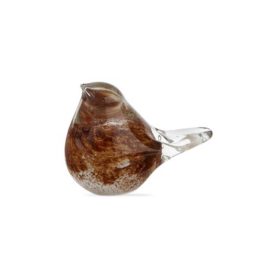 tagltd Art Glass Songbird Decor Small