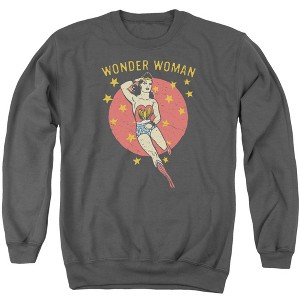 Dc Wonder Circle Adult Crewneck Sweatshirt - 1 of 4