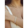 Links and Shine 18k Gold Plated Bracelet Set 2 pc - Ettika Gold - 2 of 2