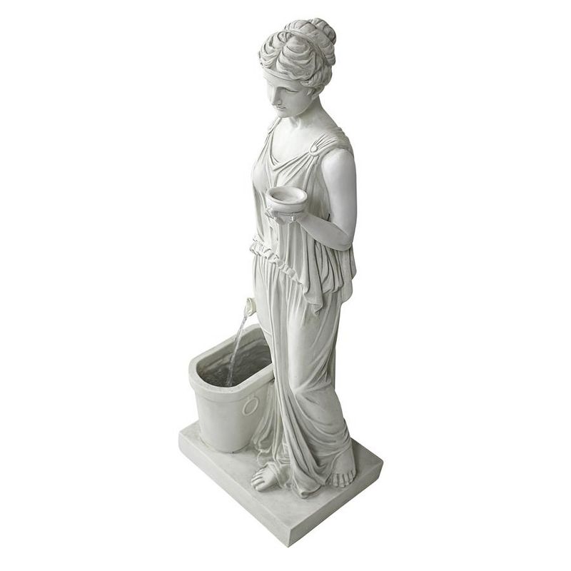 Design Toscano Hebe, Goddess Of Youth Garden Fountain - Off-White, 5 of 6