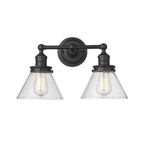 Millennium Lighting Eyden 2 - Light Vanity in  Matte Black - 1 of 3