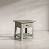 Jofran,Telluride Rustic Farmhouse Solid Wood End Table with Storage - 3 of 4