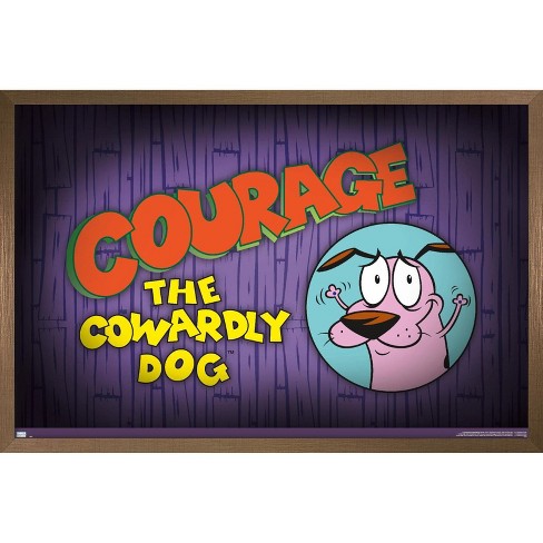 Trends International Courage The Cowardly Dog - Title Framed Wall