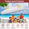 Outdoor Sun Shade, Pop Up Canopy for Events, Beach Tent with One Push Setup,  Waterproof Sun Shelter Canopy with Wheeled Bag - 4 of 4