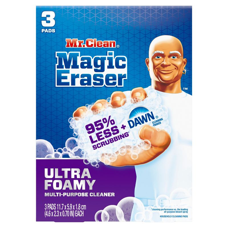 Mr. Clean Magic Eraser Ultra Foamy Multi-Purpose Cleaner - 3ct, 3 of 10