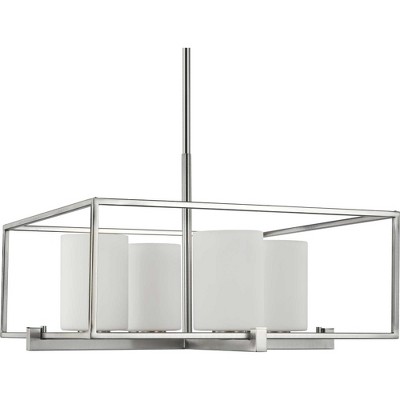 Chadwick Matte Black 4-Light Wall Bracket with Opal Glass Shades
