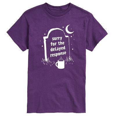 Women's - Instant Message - Delayed Response Grave Short Sleeve Graphic T-Shirt
