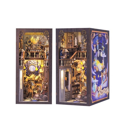 Hands Craft Diy Bookend Puzzle Nebula Common Room: Miniature House Kit ...