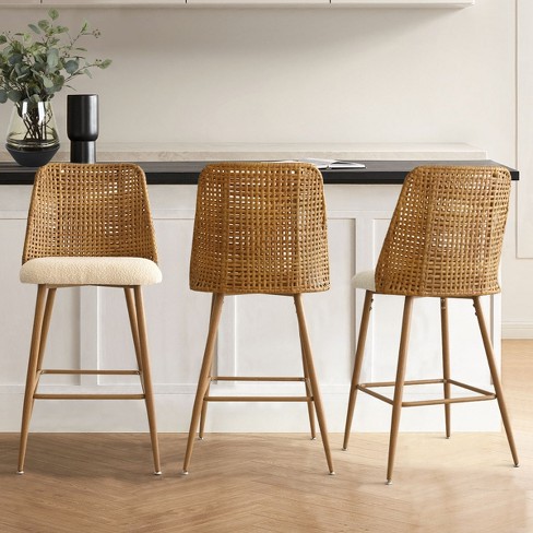 Rattan stool target on sale