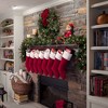 Original MantleClip Rod Stocking Holder Brushed Copper: Expandable Hanger for Mantel, Protective Gripper Pads - 2 of 3