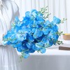 REGALWOVEN Lifelike Silk Decorative Artificial Phalaenopsis Flowers 16.1" 6 Pcs - 3 of 4