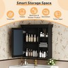 Kumasinova 30" Wall Mount Medicine Cabinet with Mirror,Bathroom Storage Cabinet with Adjustable Shelves,Space-Saving Over The Toilet Storage Cabinet - 3 of 4