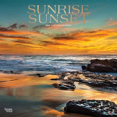 2022 Square Calendar Sunrise Sunset - BrownTrout Publishers Inc