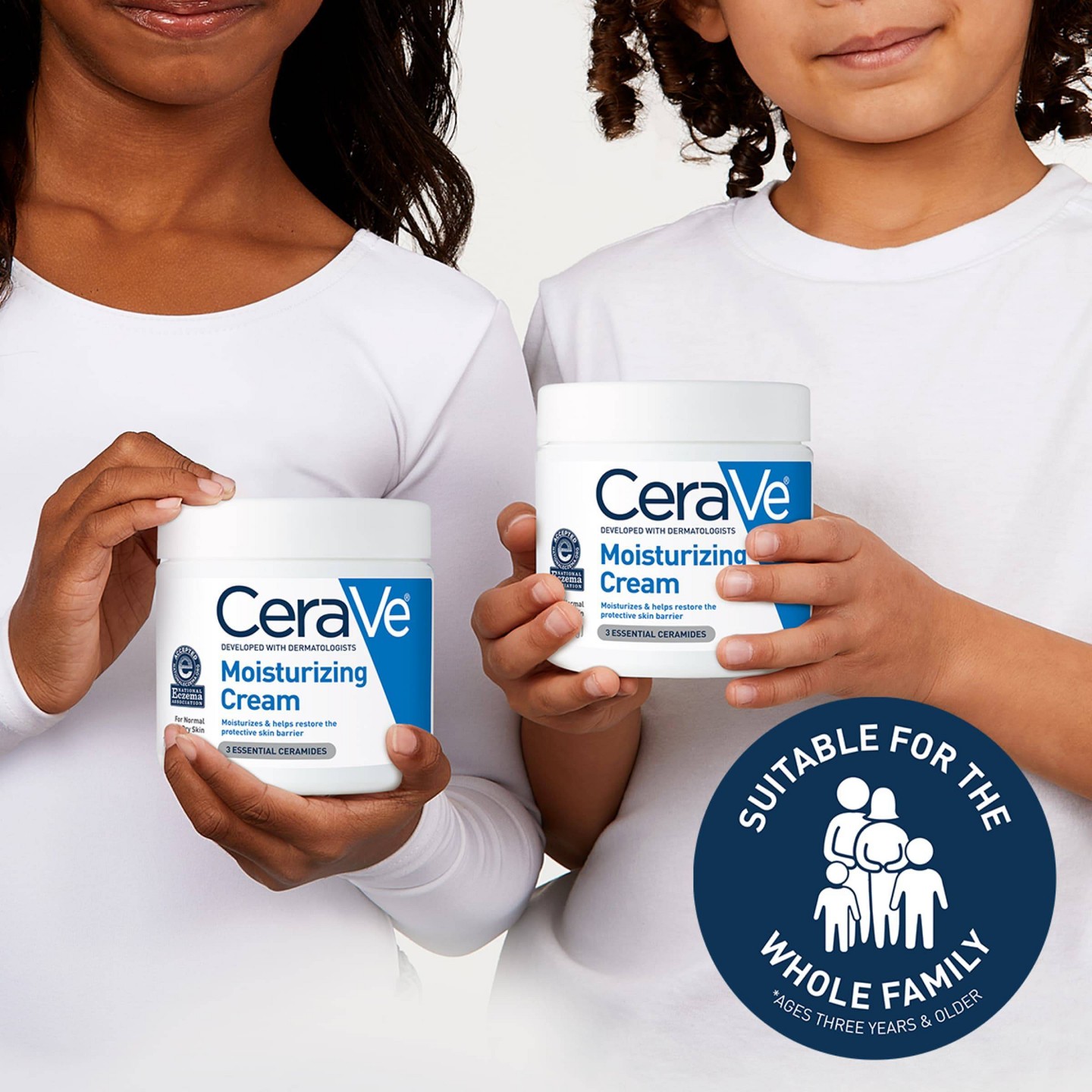 Увлажняющий крем для лица и тела CeraVe для нормальной и сухой кожи, 16 fl oz, цвет: Кремовый — фото 6