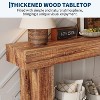 63" Long Farmhouse Console Table, Industrial Accent Table, Narrow Entryway Sofa Table, Sofa Table Behind Couch, Easy Assembly, for Hallway - 2 of 4