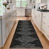 Washable Rugs for Living Room Modern Geometric Striped Area Rug Soft Non-Slip Low Pile Accent Rug - 2 of 4