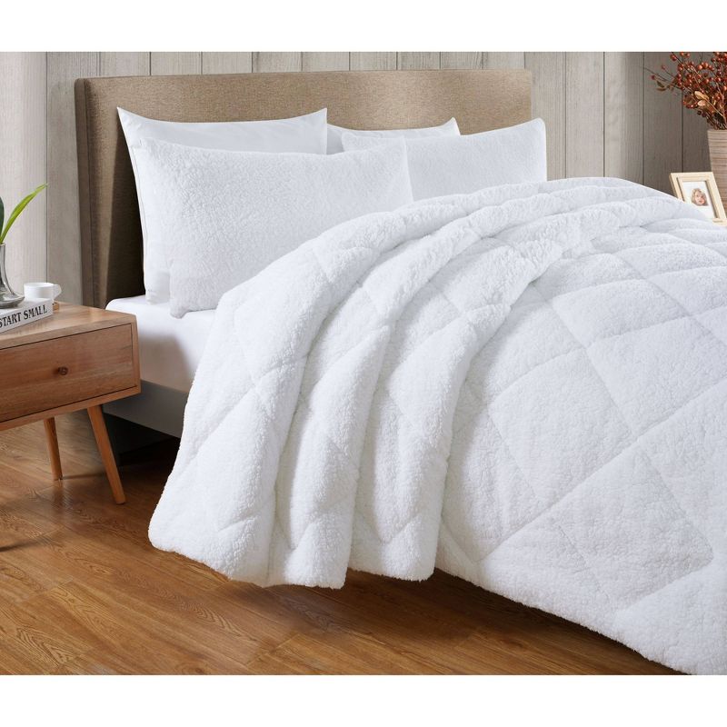 Cozy Faux Shearling Comforter Set - Videri Home, 2 of 9