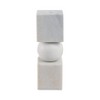 Marble Stone Taper Holder with Geometric Contemporary Design - 4 of 4