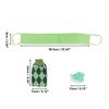 Unique Bargains Lattice Bath Brush Set 23.43"×3.54" Green - 3 of 3