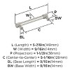 Amerock Farewind Pull for Cabinets, Drawers, and Furniture - 3 of 4