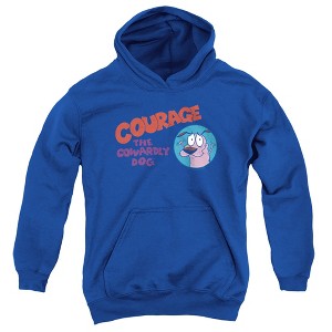 Boys’ Courage The Cowardly Dog Courage Logo Hooded Sweatshirt - 1 of 4