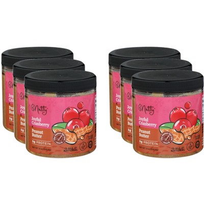 B Nutty Peanut Butter Cranberr - Case of 6 - 9 Oz