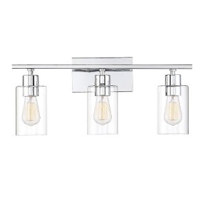 Savoy House Lambert 3 - Light Vanity in  Polished Chrome - 1 of 4