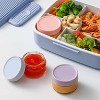 Glass Salad Dressing Containers (24-Piece Set) – 12-Pack 2-Ounce Leakproof Reusable Glass Cups with 12 Lids, Ideal for Lunchboxes, Picnics & Travel - 2 of 4