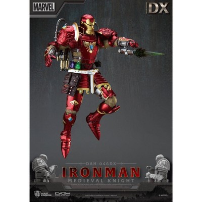 Medieval Knight Iron Man Deluxe Version Dynamic Action Figure with Gold Chainmail