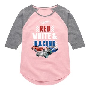 Girls' - Hot Wheels - Red, White, and Racing - 1 of 4